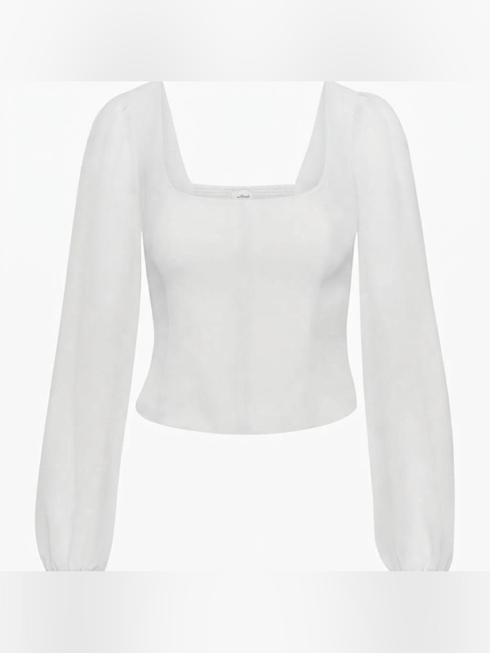 Aritzia Grace Long Sleeve Top in White